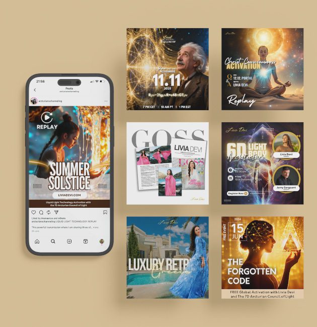 Livia Devi Instagram Posts Mockup