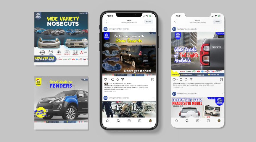Taisho Parts Social Media